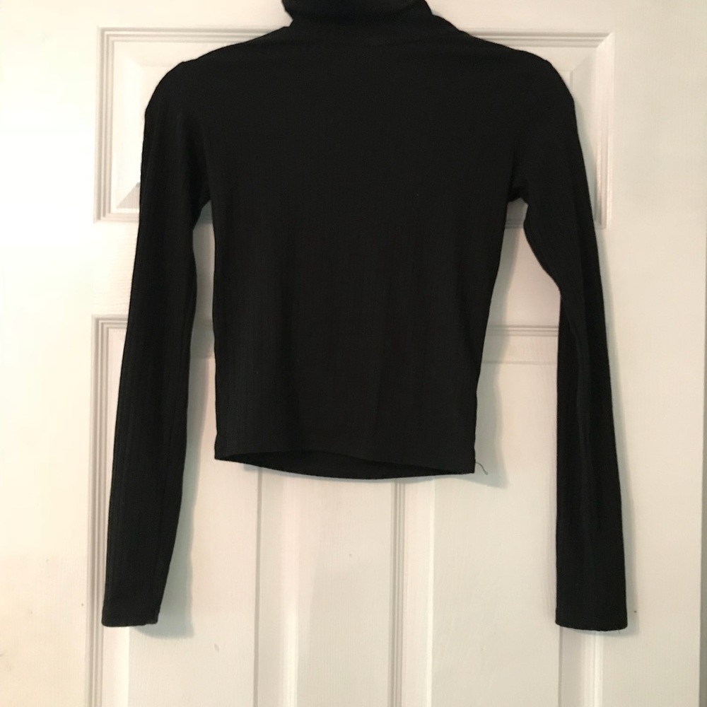 Black turtle neck